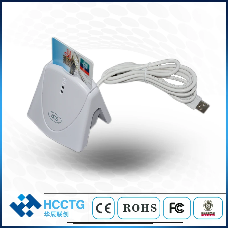 

Fashion Vertical USB ISO 7816 Smart EMV Chip Card Reder ACR39U-H1