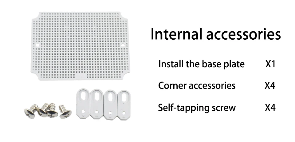 IP67 Wasserdichtes graues/transparentes Abdeckgehäuse, Anschlussdose, ABS-Kunststoff, für den Außenbereich, elektronisches Instrumentenscharniergehäuse – Detail 4