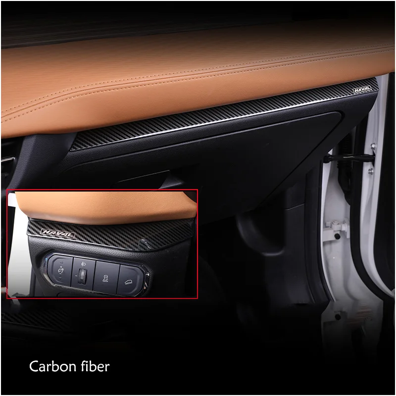 Car Center Control Edge Trim For Haval Jolion 2021 2022 2023 LHD Console Bands Stickers Cover Accessories Interior Styling