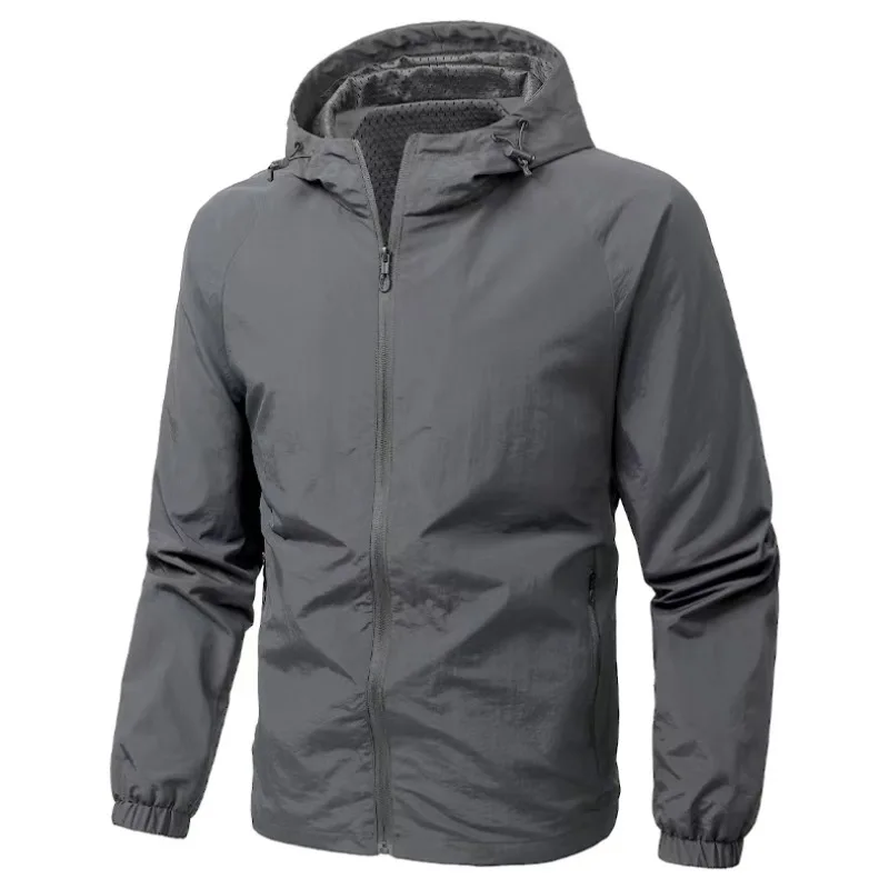Chaqueta Primavera Hombre Impermeable Cortavientos - close-up view