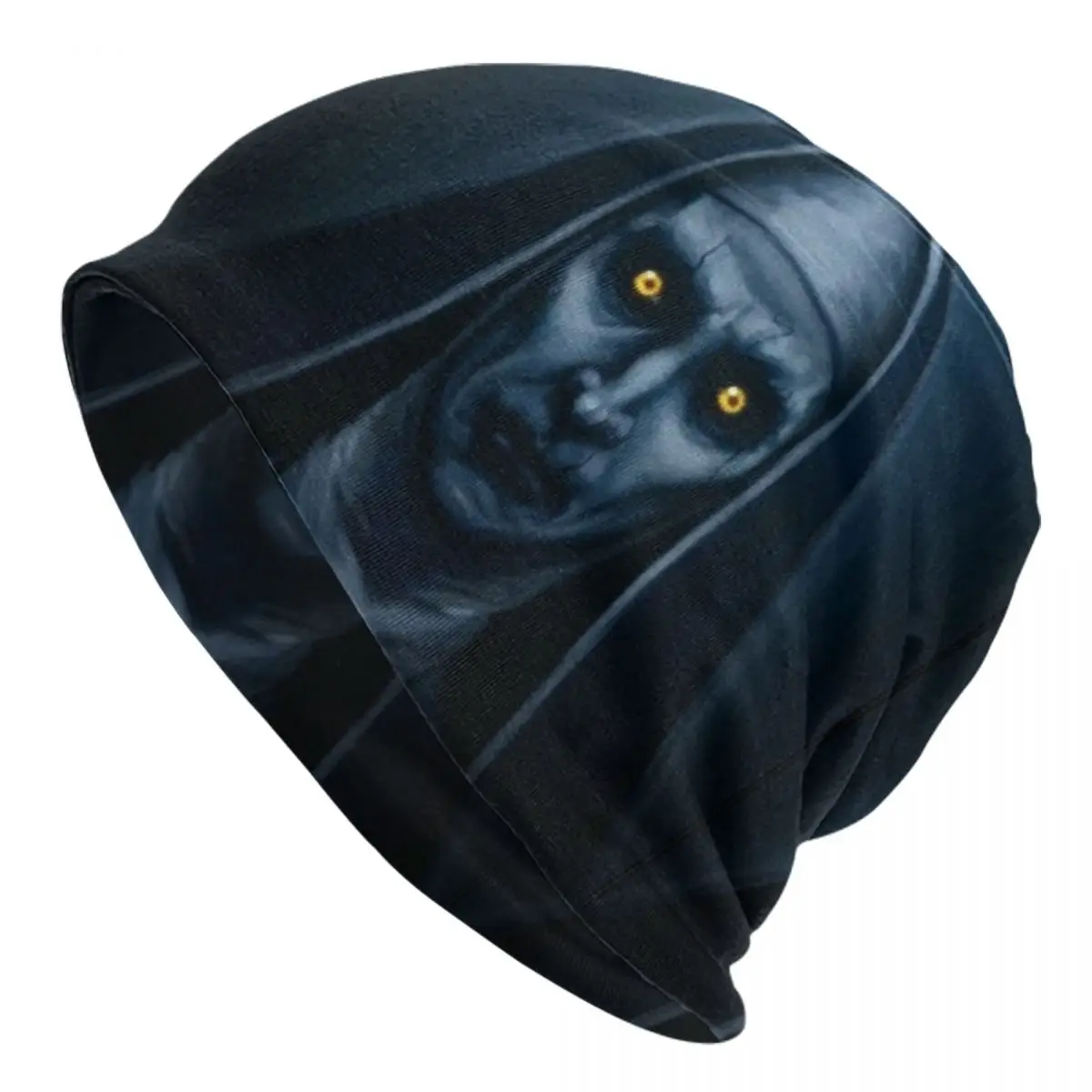 Custom The Conjuring Sister Valak Bonnet Hats Knit Hat For Men Women Autumn Winter Warm Horror Devil Witch Skullies Beanies Caps