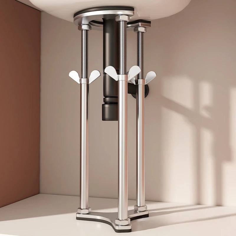 

Undercounter basin support frame Kitchen sink Bathroom wash basin fixed pole