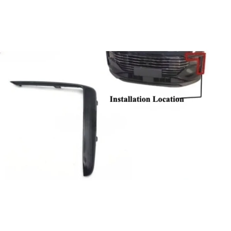 

602005260AA 602005261AA Оригинальная накладка на передний бампер, левая и правая решетка, верхние полоски против царапин для Chery Jetour X70plus