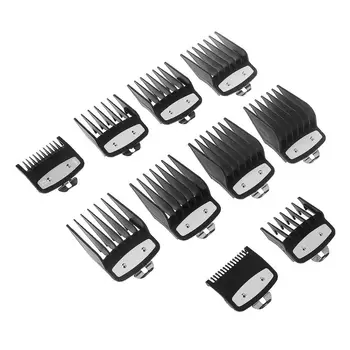 Image Kemei Hair Clipper Limit Comb Guide Attachment Size Barber Replacement 3/6/10/13/16/19/22/25/1.5/4.5mm