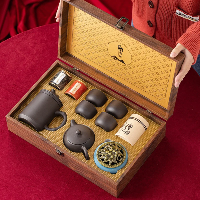 Corporate Company Business Annual Meeting Event Gift Practical Tea Leaves Set for Clients and Leaders