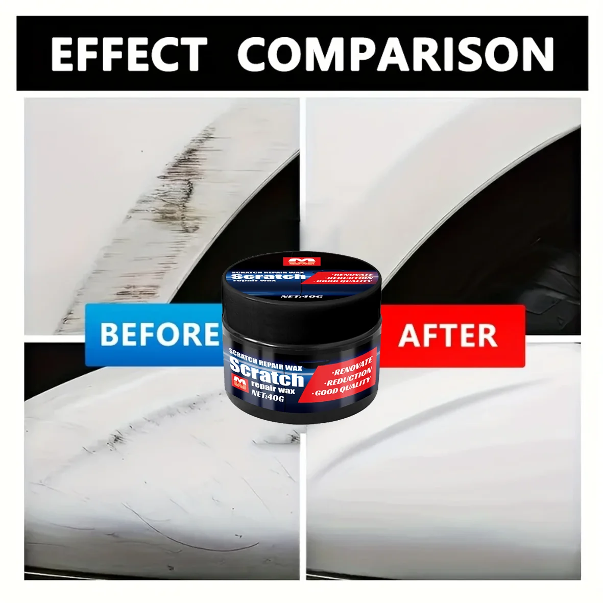 Universal Scratch Remover - Nano Magic Sponge for Car, Motorcycle Scratch Repair, Multi-Purpose Car Paint Scratch Repair Agent