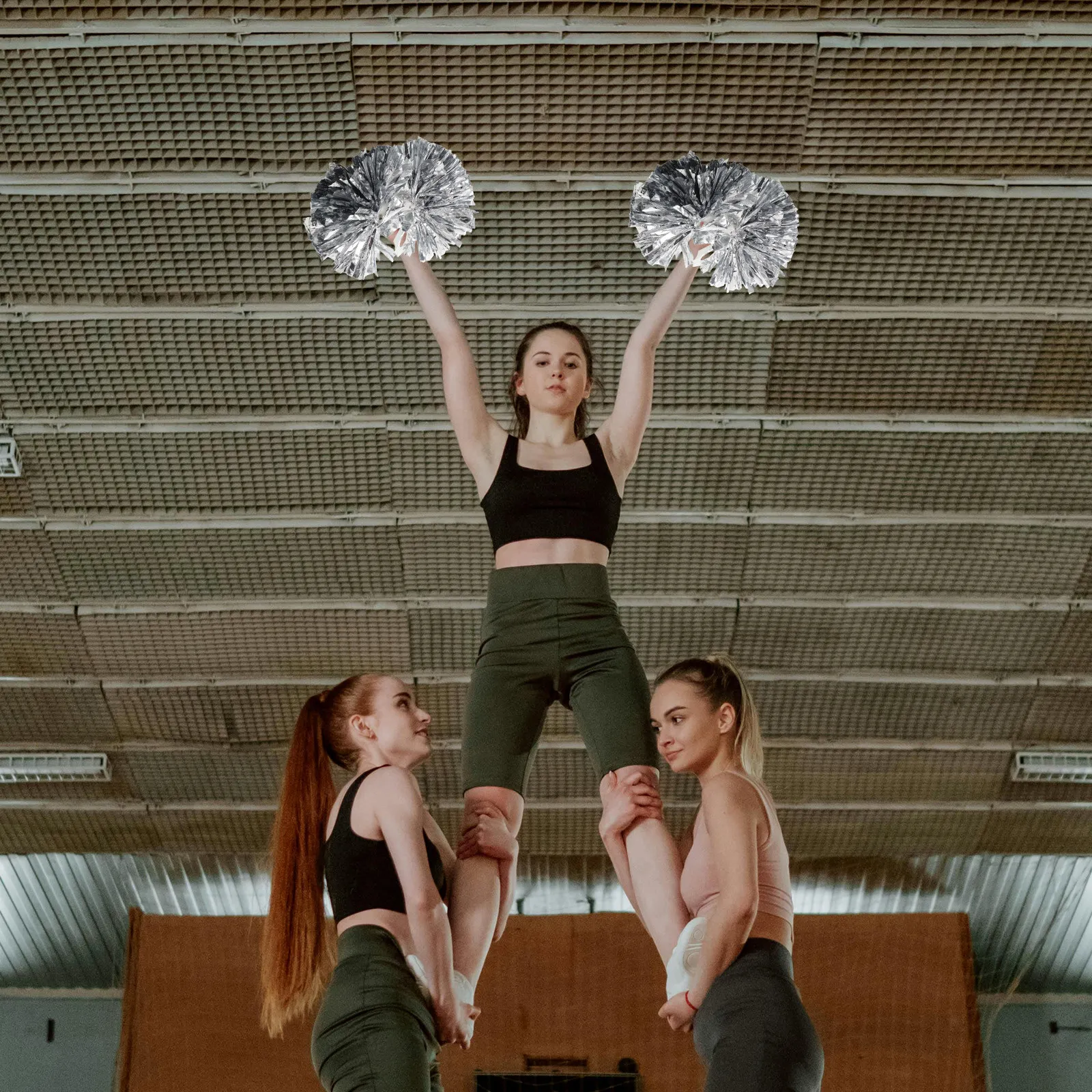4 Pezzi di Pompon Esagerati pe - Cheerleading Pom Pom recensione e prezzo