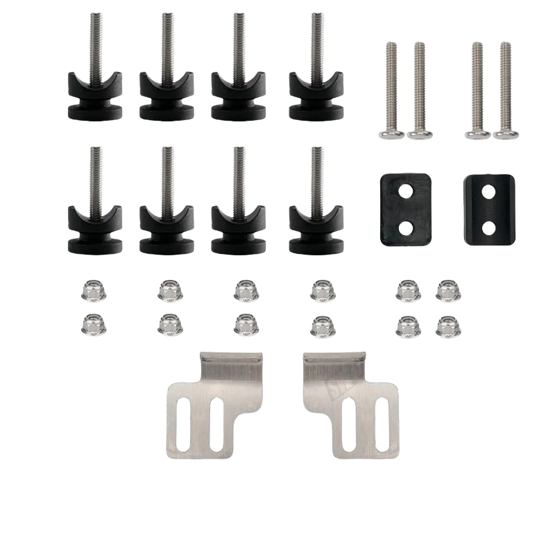 Motorcycles Top Rear Luggage Box Case Trunk Bushing Pad Spacers Plastic Buckle Universal Acessories Tailstock Bottom Plate Screw