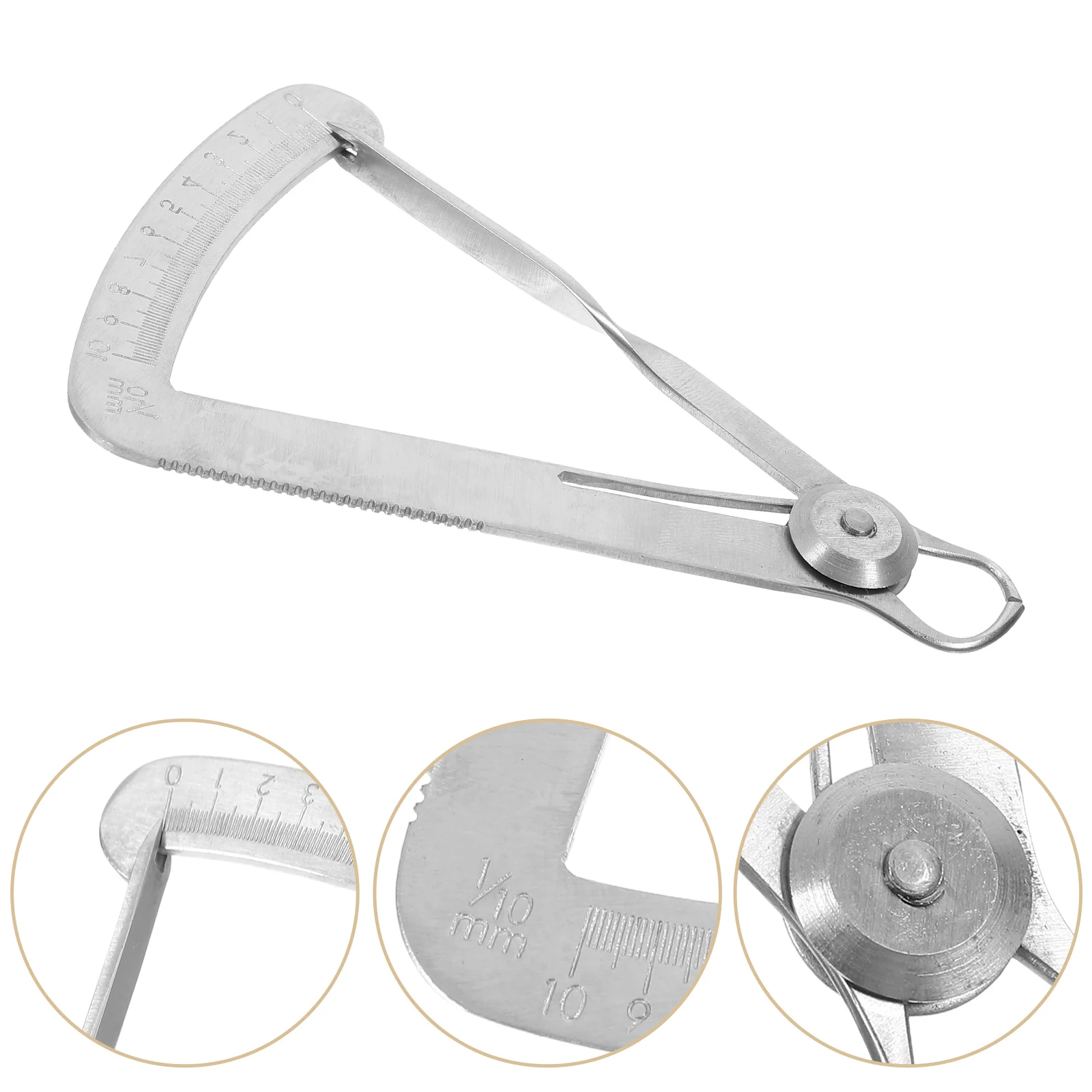

Diameter Measuring Tool Thickness Gauge Inside Measurement Caliper Stainless Steel