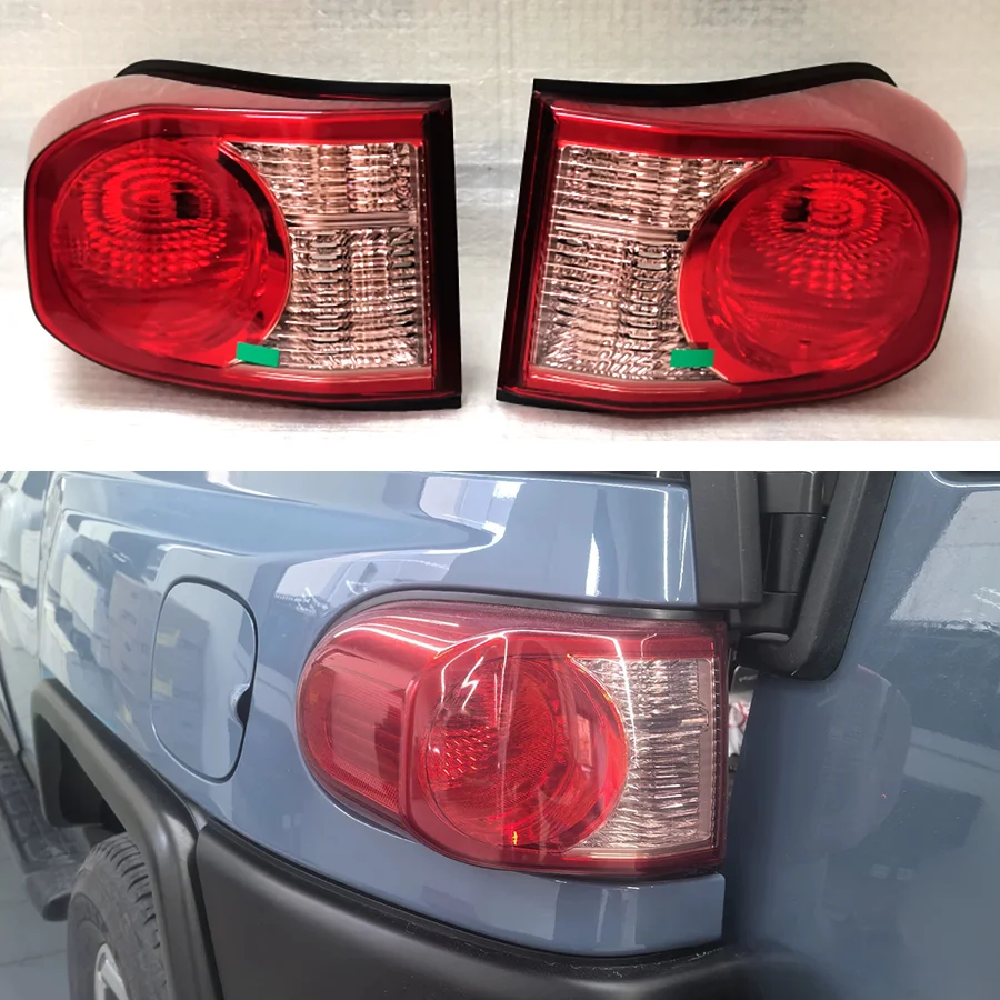 

Wooeight 1Pc Rear Tail Light Cover Fit For Toyota FJ Cruiser 2007-2019 2020 Car Turn Signal Warning Stop Brake Lamp Taillight