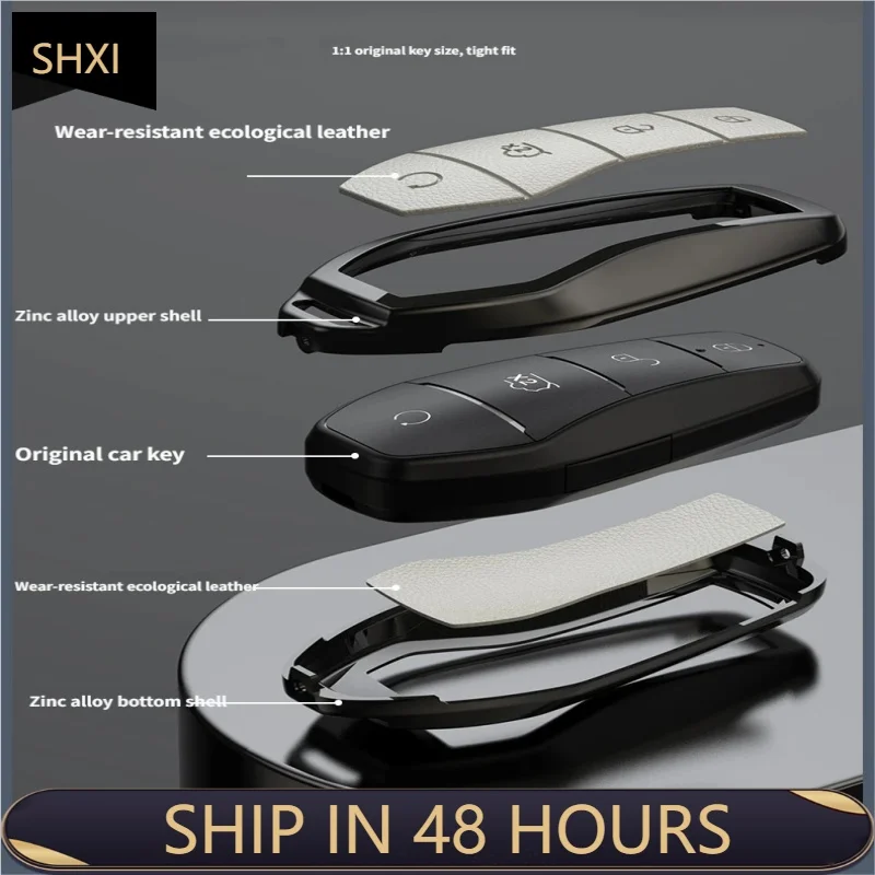 Good Quality NewFor BYD Qin PLUS Key Cover Key Case Seal 06 Dolphin Seagull Qin L Han DMI Tang Song Pro Yuan Cladding Buckle