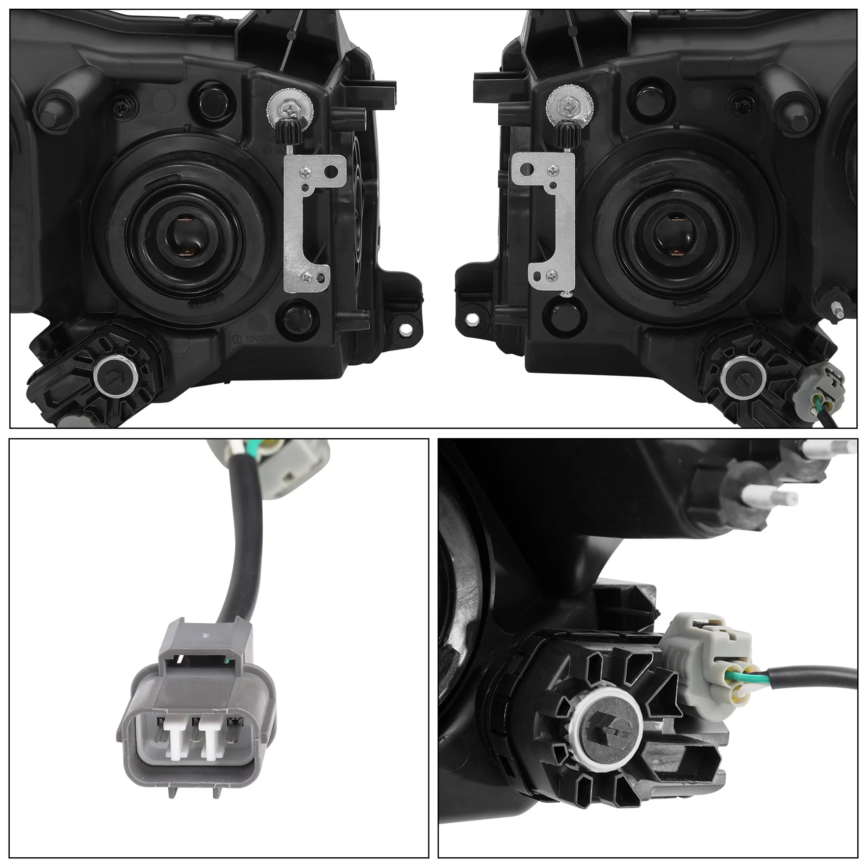 مجموعة المصابيح الأمامية للدراجة النارية لهوندا Goldwing 1800 GL1800 2001-2011