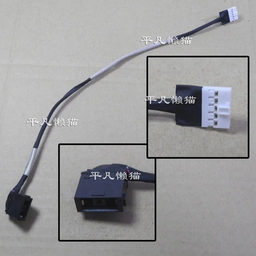 For  LENOVO 700-15 isk 17 isk power interface DC charging head with square opening line