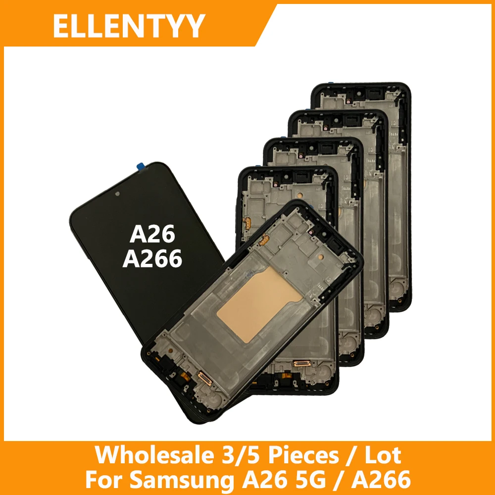 

Wholesale 3/5 pieces / Lot High Quality For Samsung A26 5G A266 Screen Lcd display With Touch Digitizer A266B A266E A266B/DS