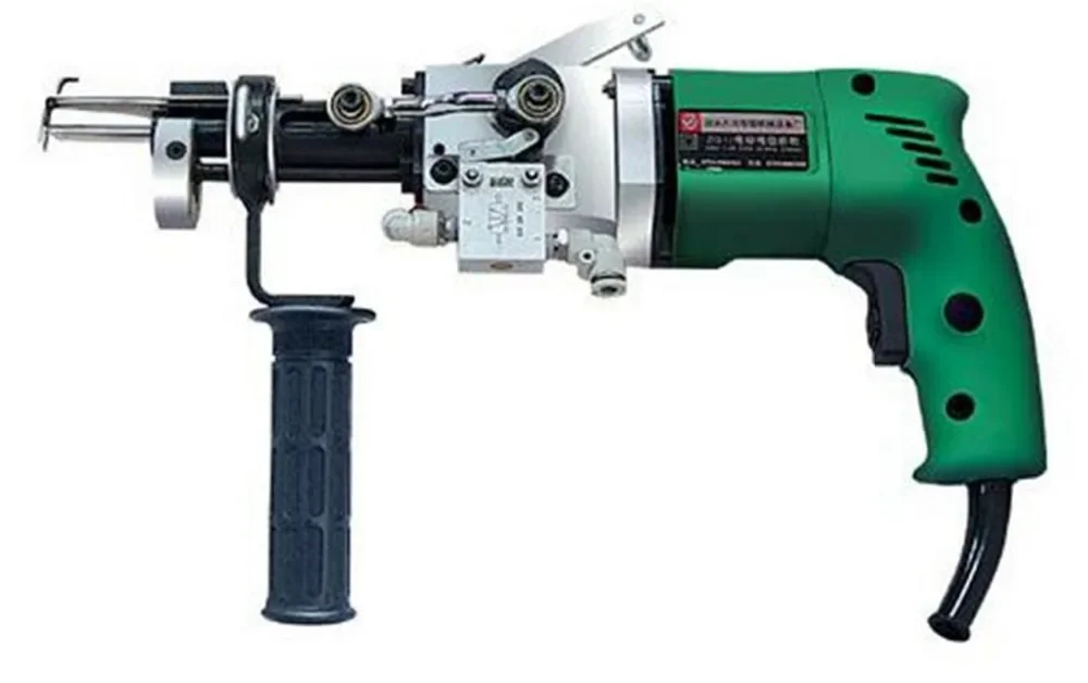 ZQ-III commercial grade pneumatic hand tufting gun Rug machines (Can do both Cut Pile and Loop pile)