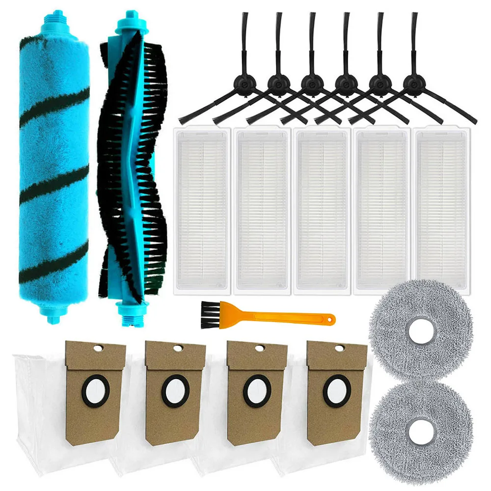 Bolsas de polvo para Conga 11090 Spin Revolution, filtro Hepa, mopa, paños para Conga 11090 Spin Revolution, cepillo principal, cepillos laterales