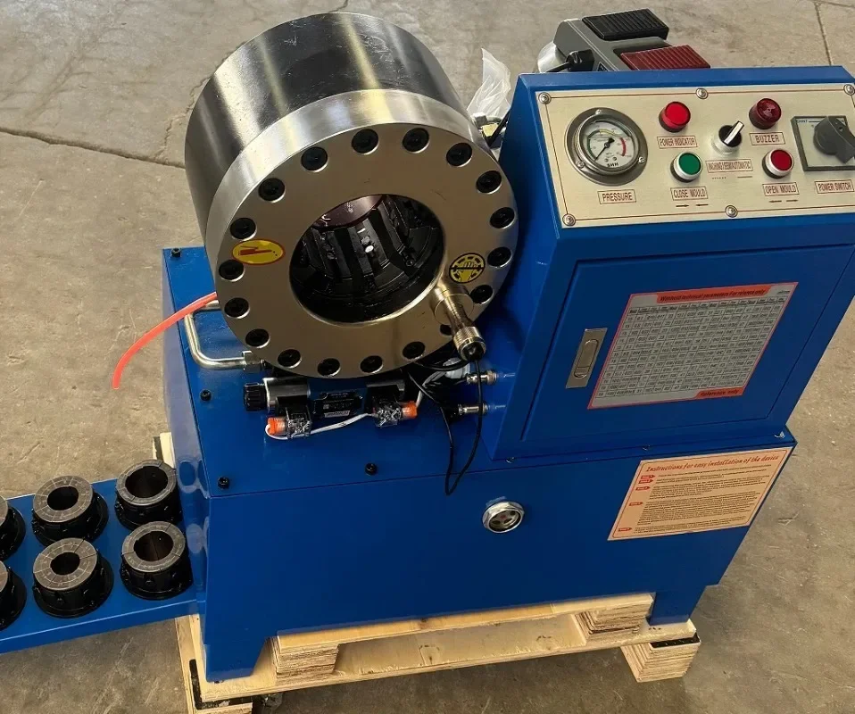 【Brand new】Custom 2-inch Hydraulic Hose Crimping Machine, Shrinking Machine for Construction Steel Pipes, Multi-function Shrinki