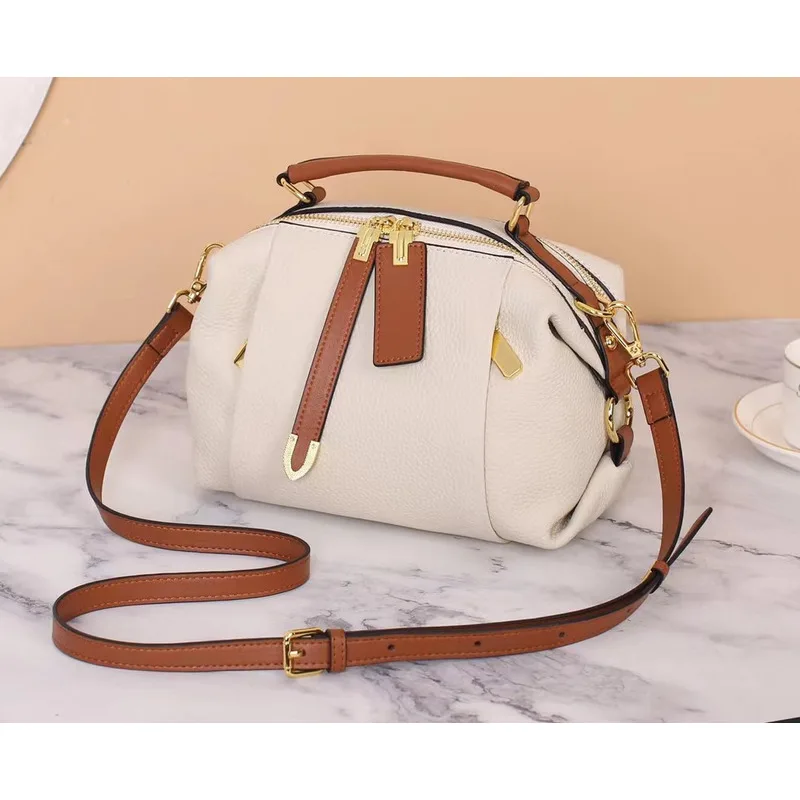 One Bag Shoulder Genuine Leather High-End Top Layer Cowhide For Women Casual High-Quality Messenger Versatile Luxury Crossbody