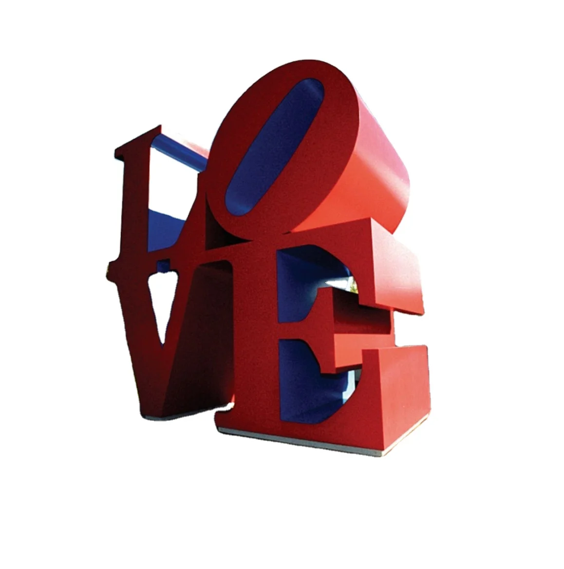 

Открытый сад, большой размер, современное украшение для дома, металлическая скульптура из нержавеющей стали, дизайн любви