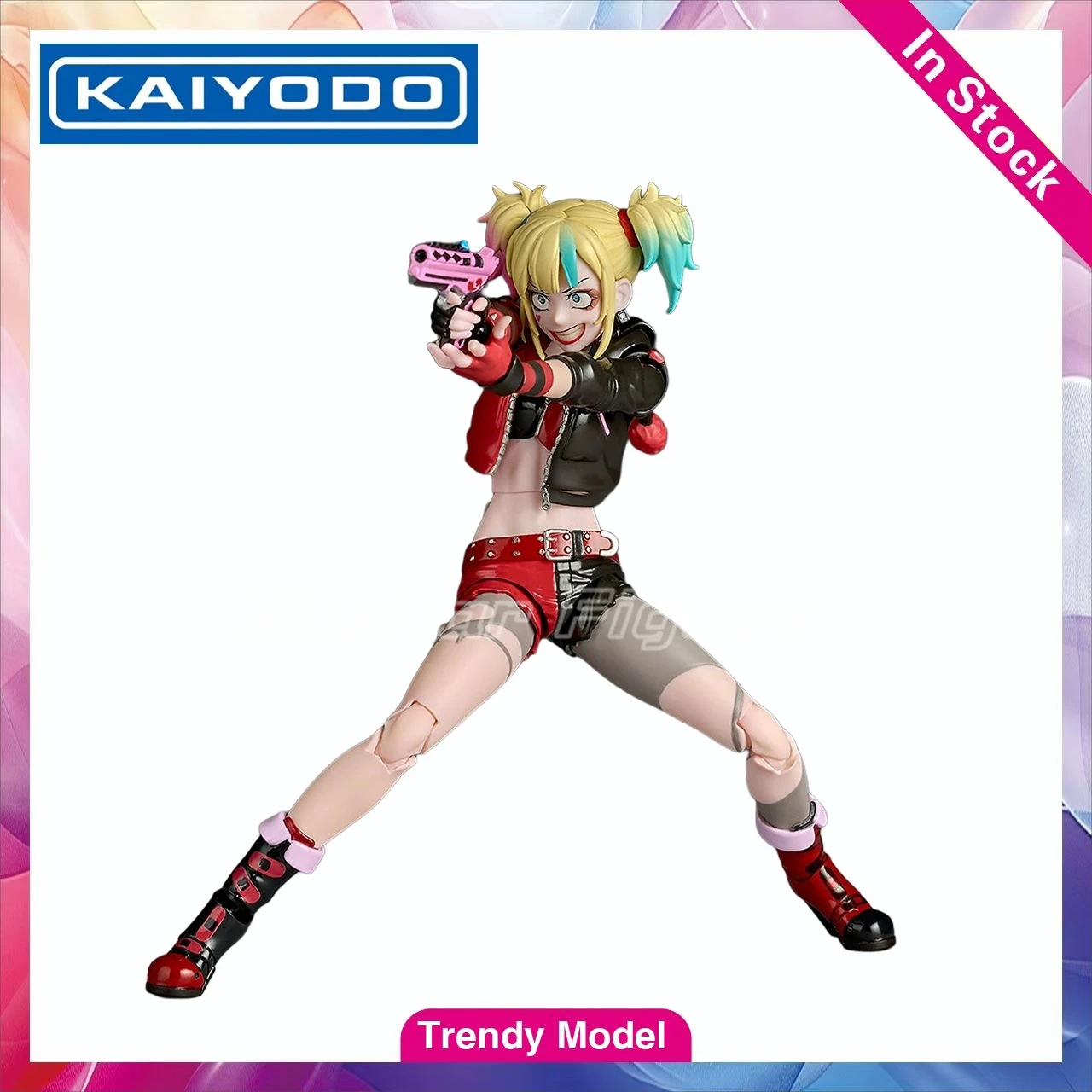 【TM】En stock KAIYODO X Forces Fantasy Journey Harley Quin Figuras de acción Modelo de juguete Colección de regalo Adorno