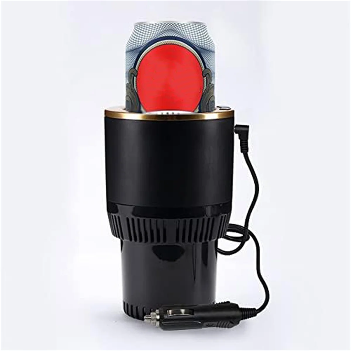 GOB-oCangkir Mobil Hangat dan Dingin Portabel, Cangkir Pemanas Kopi 2-in-1 Cerdas, Cangkir Panas dan Dingin Mobil