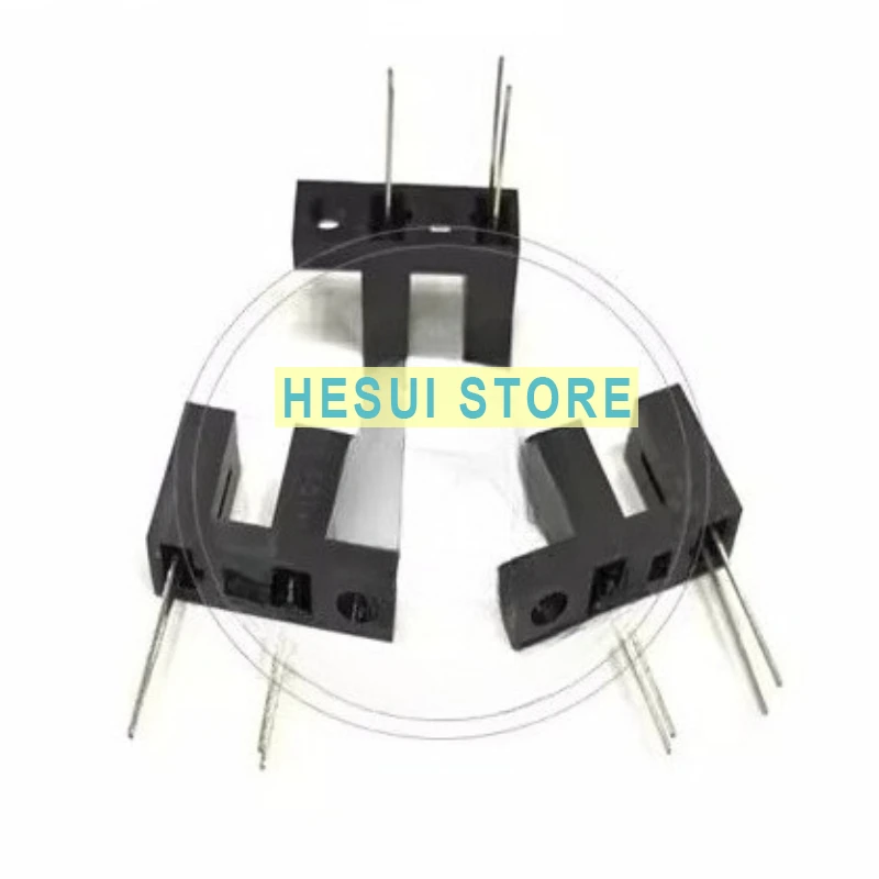 

10PCS H105-1 Photoelectric switch sensor Transmission type Shooting type Groove type with bilateral fixed holes Groove width