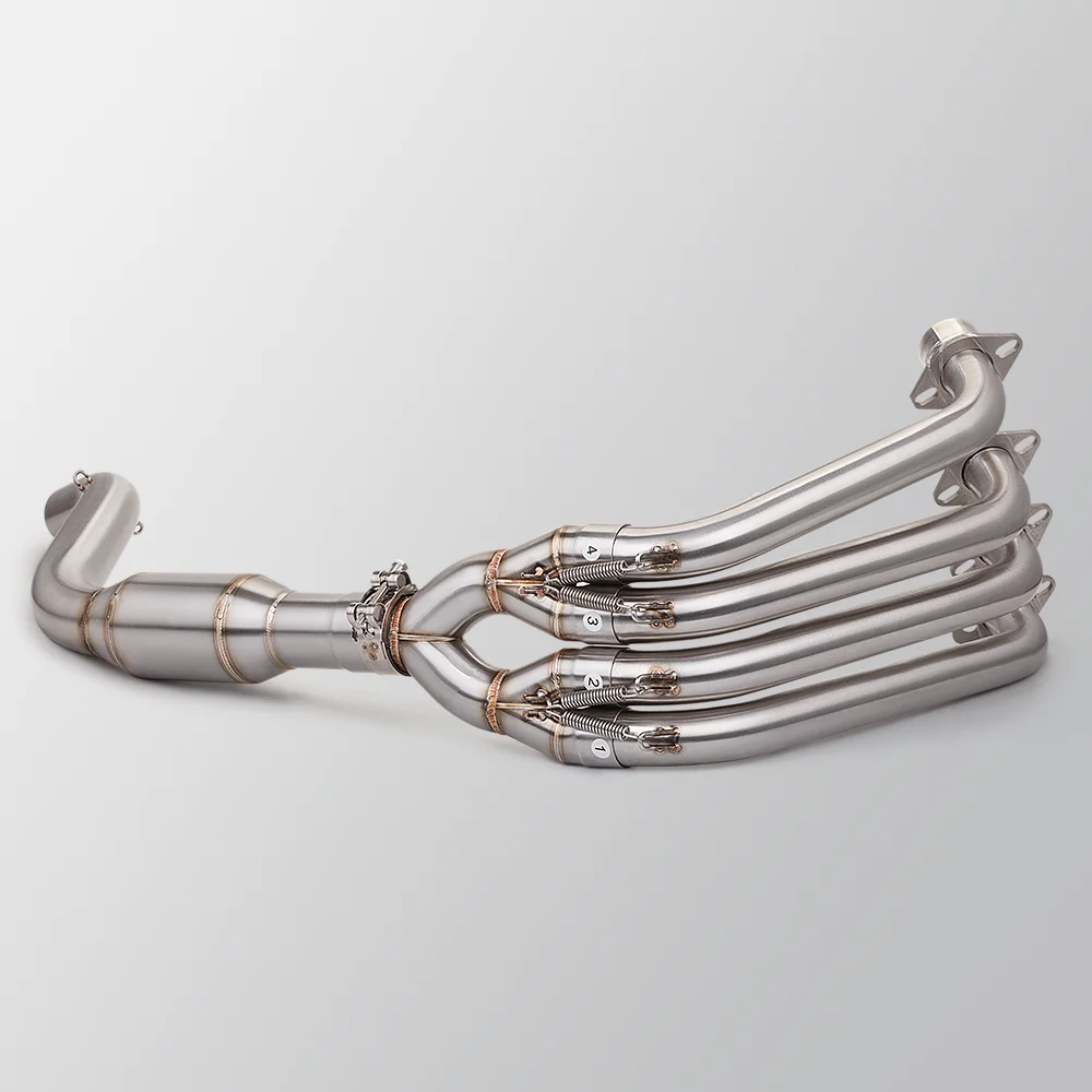 

For QJMOTOR QJ800GS-G QJ 800GS SRK800RR SRK 800 RR 2023 Motorcycle Exhaust System With 51MM Muffler Front Link Pipe