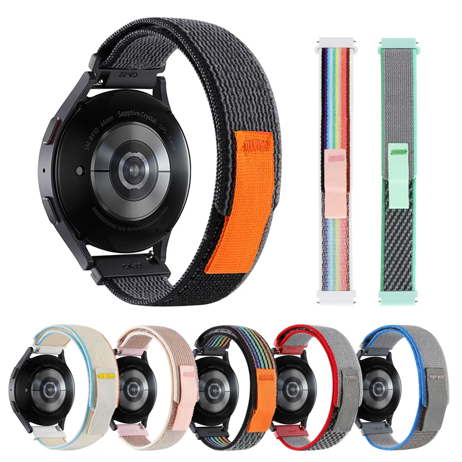22mm Nylon Loop Watch Band For Huawei Watch GT 7 6 5 Pro 46mm Strap Bracelet For Huawei Watch GT 5 4 46mm Wristband Correa Belt