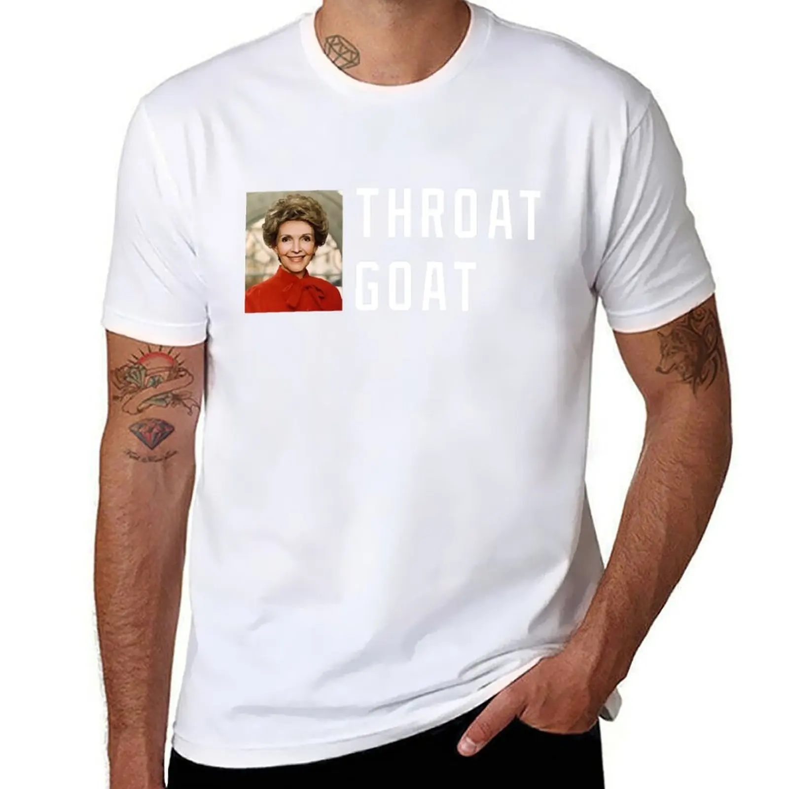 

Throat Goat - Nancy Reagan T-Shirt man tshirt t shirt for man T-Shirt