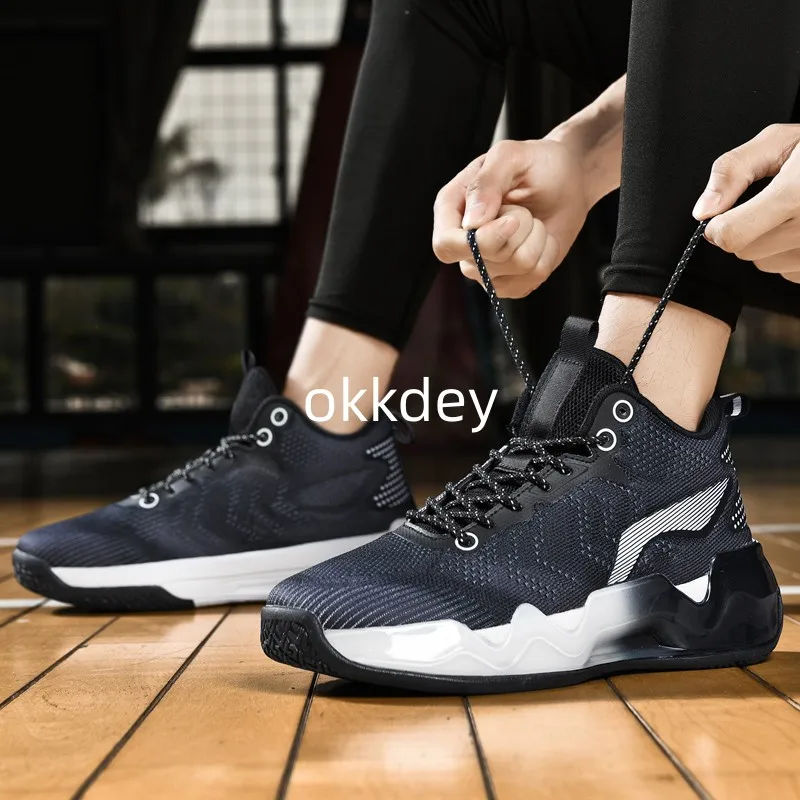 2023 Nieuwe Lente Originele Heren Sneakers Basketbal Schoenen Mannen Mannelijke Loopschoenen Ronde Neus Outdoor Platform Ademende Sneakers