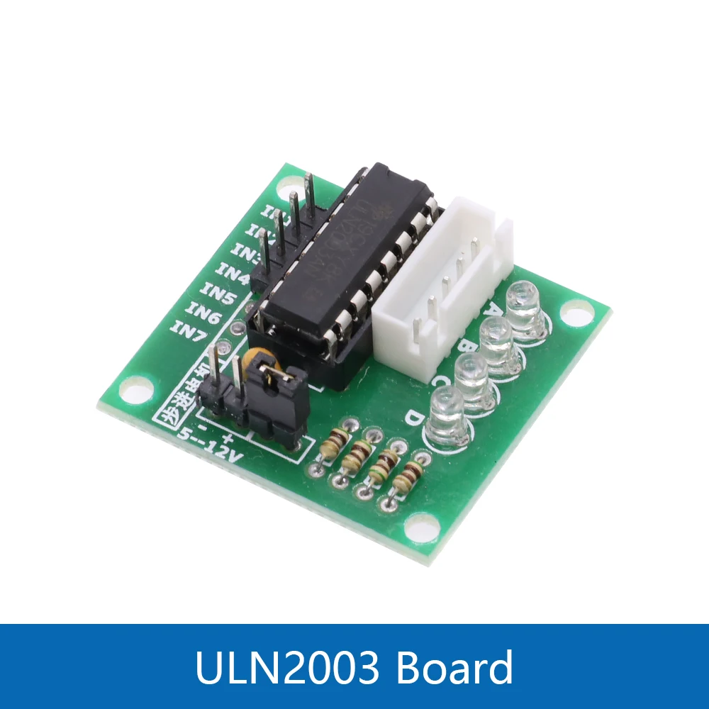 5V 4-Phase 28BYJ-48 DC Gear Step Stepper Motor+ULN2003 Driver Board ULN2003 PIC MCU DIY