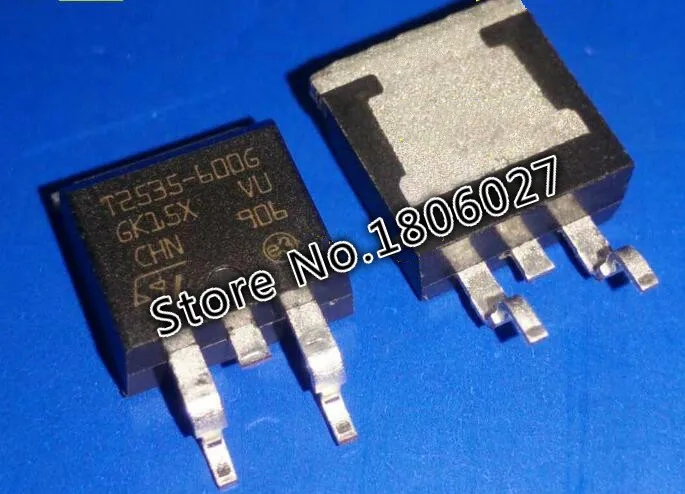 

Отправьте бесплатно 20 шт. T2535-600G 25A 600 В TO-263 двунаправленный тиристор