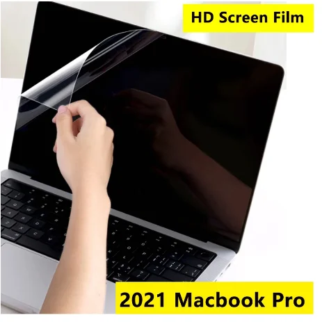 Protector de pantalla HD para MacBook Pro 2021, película transparente suave, 16, 14 pulgadas, M1, A2442 Pro Max 2020, A2338, A2485, A2179, A2337, A1932, A2179