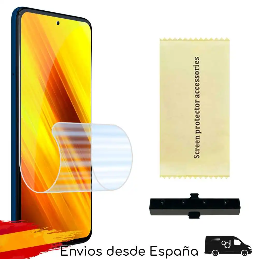 Screen Protector Hydrogel Compatible with Xiaomi Pocophone POCO X3 PRO/NFC Full Cover Protective Film Self Healing Soft