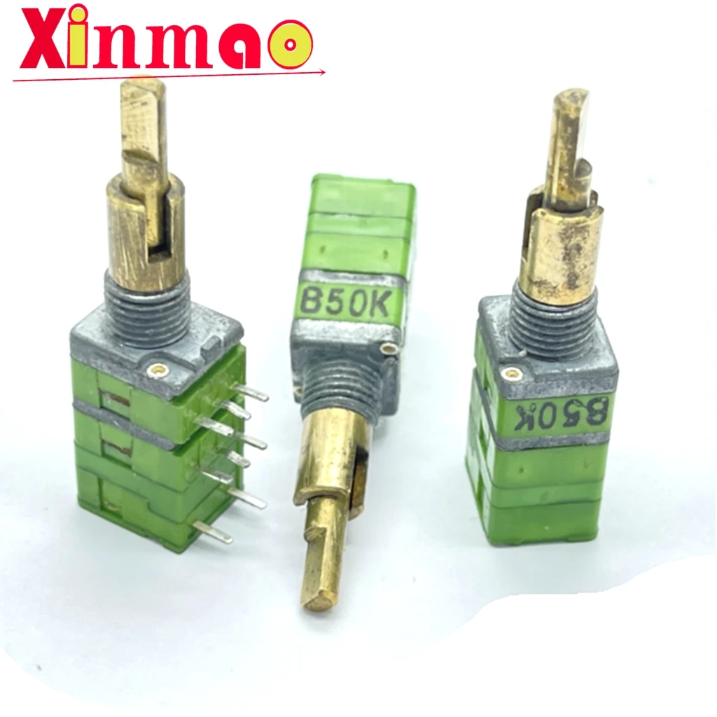 ALPHA Taiwan RD912DSF-20 Dual Adjustable with Switch Precision Potentiometer B50K Axis Length 22mm