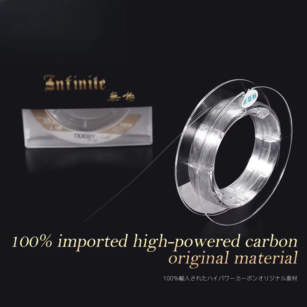 10 Rolls of 100% Carbon Fishing Fast Sinking Carbon Fiber Fishing Line