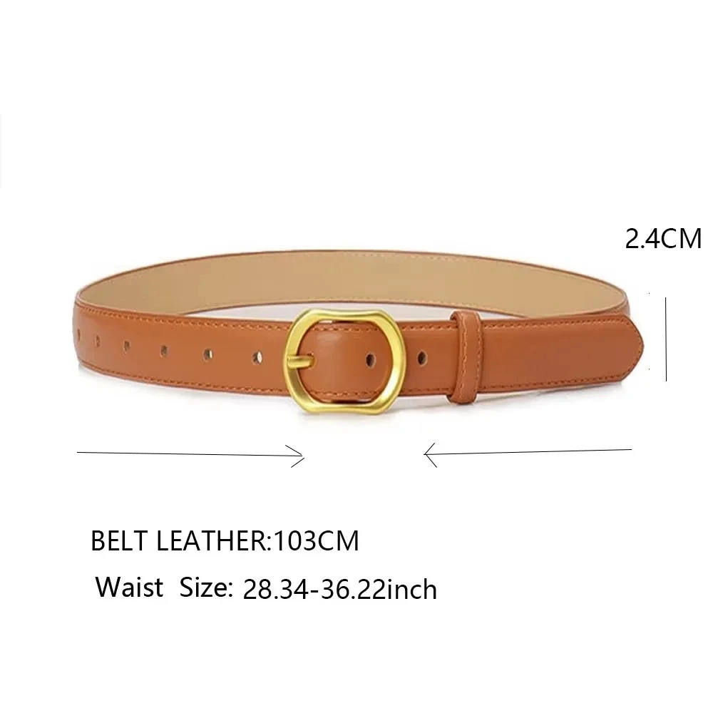 Belt for Women Designer Belts Casusl Fashion Lady Belt Black Brown White Belts for Jeans Strap for Dresses Women\'s Trousers Belt