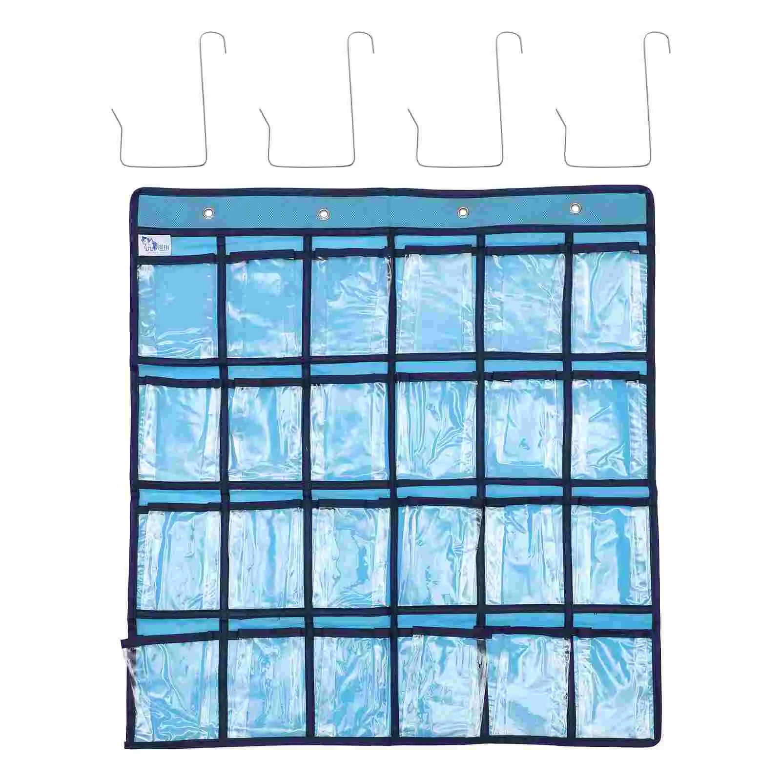 24 Pocket Mobile Phone Bag Sunglasses Holder Hanging Organizer Small Calculator Non-woven Cell Phones Fabric Chart Door