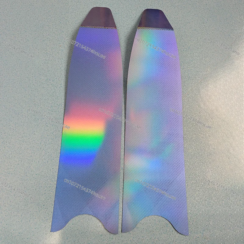 Blue carbon fiber flippers, over a million fatigue test flippers, carbon fiber flippers.