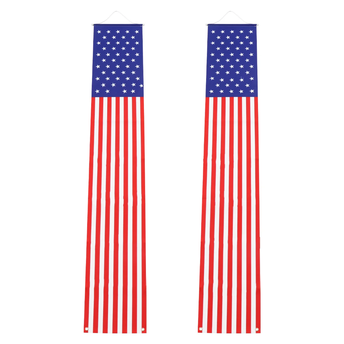 

1Pair Independence Day Theme Hanging Banner Red Door Flag for School Party Outdoor Indoor Festive Decoration Layout