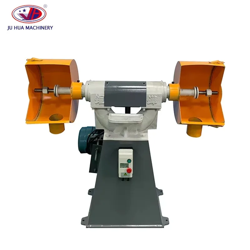 Powerful Stainless Steel Bench Polisher & Buffing Machine with Motor Metal Mirror Buffer for Polishing