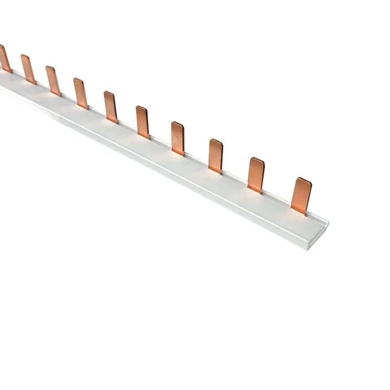 PIN Type U Type Copper Busbar for Distribution Box Circuit breaker MCB 63A Connector Busbar Connection