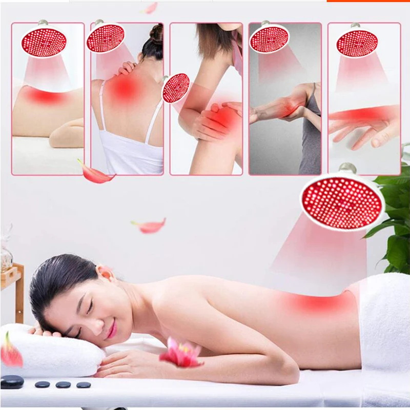 620nm 660nm 850nm Red led plant grow lamp Anti Aging Deep Light bulb IR Infrared Phototherap for Body Skin Pain at Home V27