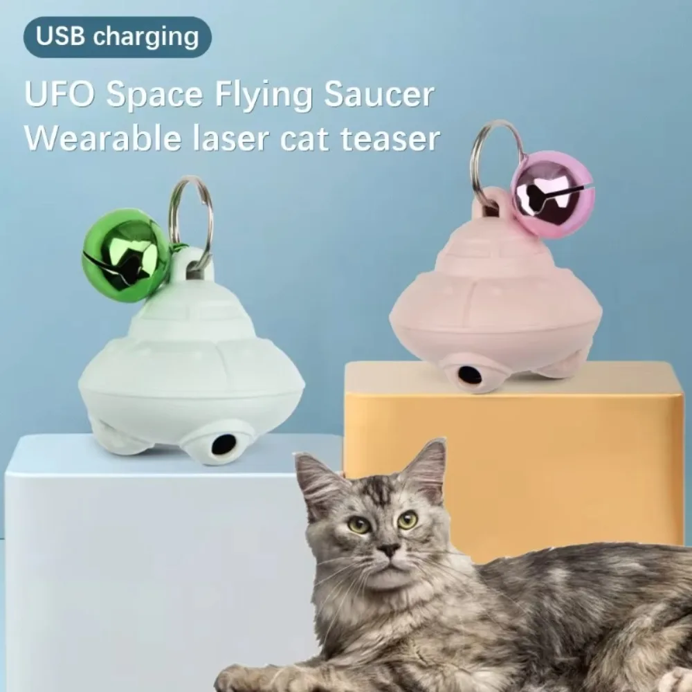 Interactive Cat Laser Toy Smart Laser Automatic Cat Teasing Collar Electric Auto Infrared Laser Cat Collar Self Entertainment