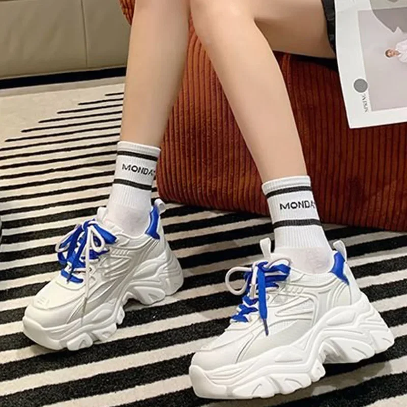 Women Buffalo Shoes Spring Summer 2024 Sports Platform Sneakers Vintage Casual Tennis Female Chunky Harajuku Korean Footwear