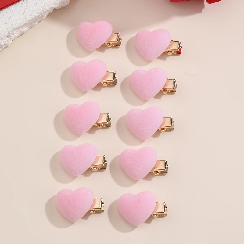 10/30 Stück/Set kleine Herz-Haarspangen – zierliches Liebesdesign, diskreter Akzent für Alltagsfrisuren. – Detail 6