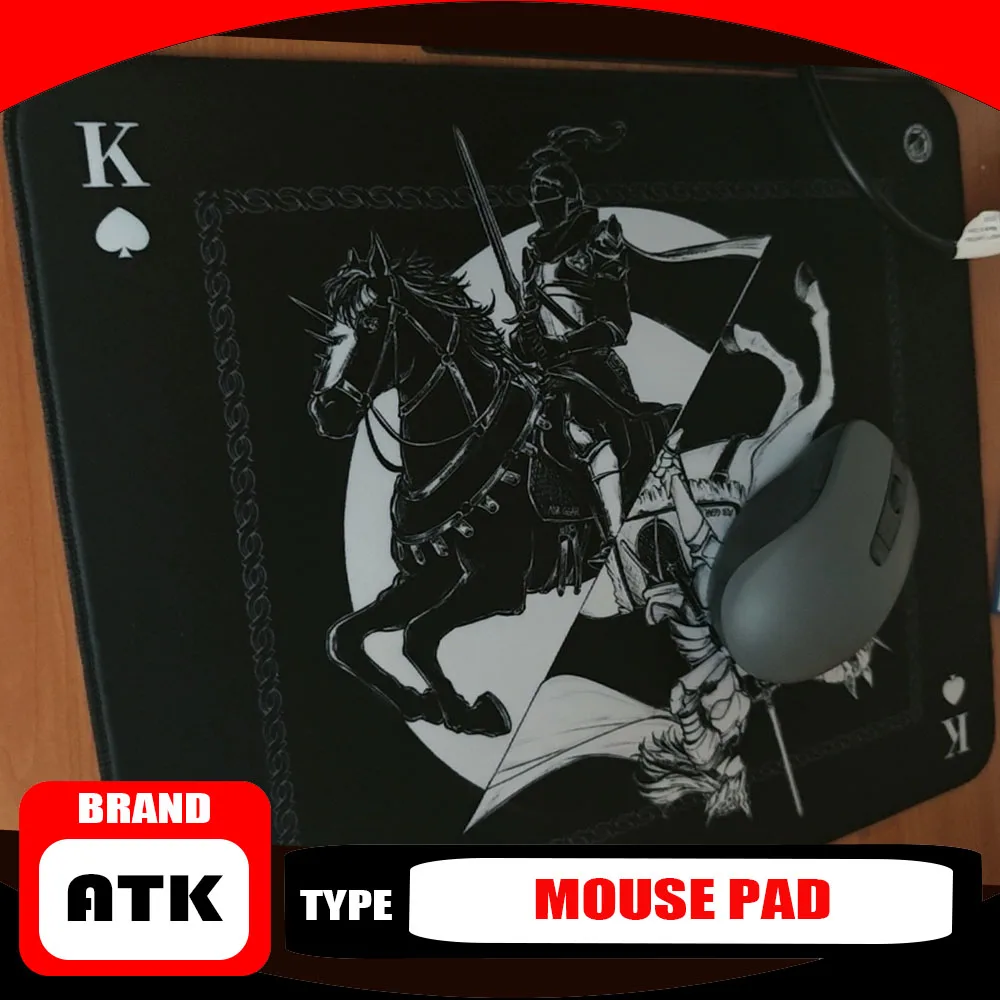 Atk Battle Rider Mouse Pad Original Illustration for Esports Fps Atk Warhorse Mousepad Ultra-Fine Fiber Fabric Pad Unique