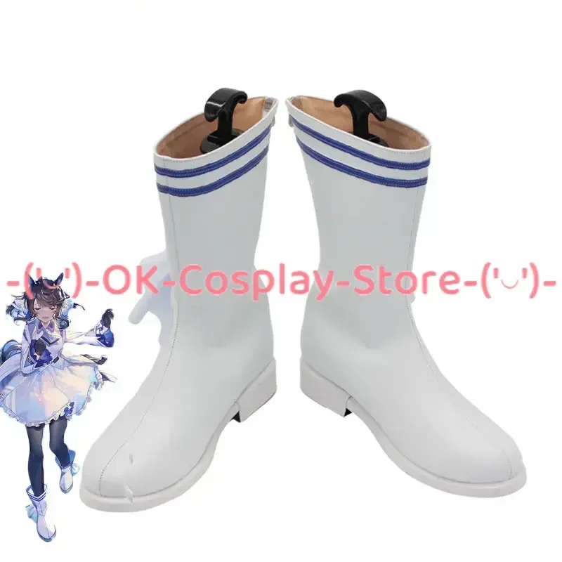 Daring Tact Cosplay Shoes Game Pretty Derby Cosplay Props PU Leather Shoes Halloween Carnival Boots Custom Made