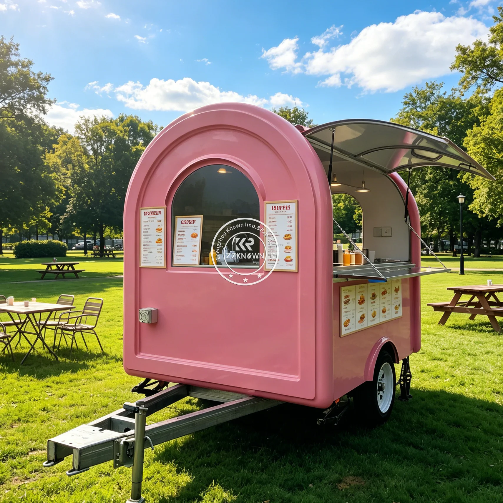 

Concession Pizza Coffee Snack Cart Fast Food Trailer Ice Cream BBQ Cart Street Taco Truck Mobile Food Truck With Full Kitchen