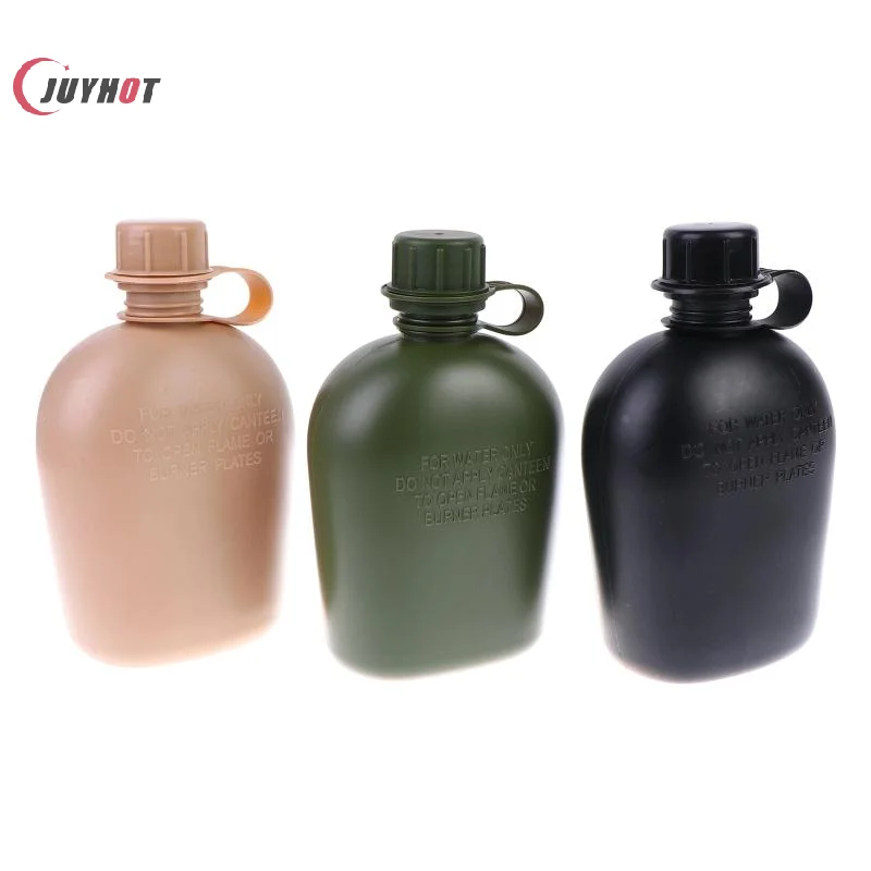 American Style Tactical Single Soldier Water Bottle High Polymer Outdoor Camping Military Fan Water Bottle